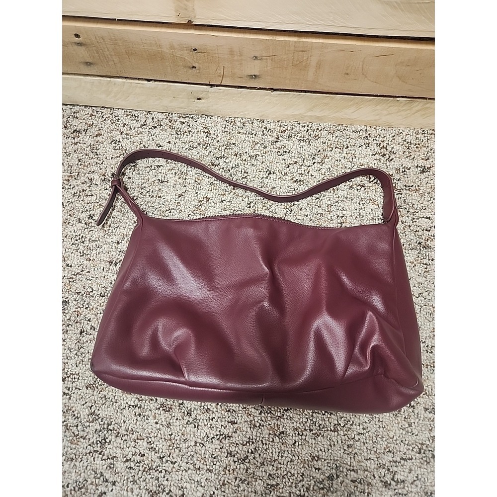 Women's Soft Faux Leather Shoulder Bag A New Day Purple
